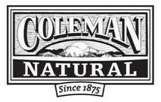 COLEMAN NATURAL* SINCE 1875 logo