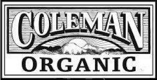 COLEMAN ORGANIC SINCE 1875 logo