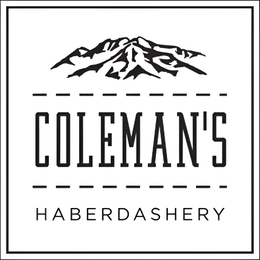 COLEMAN'S HABERDASHERY logo