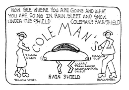 COLEMAN'S RAIN SHIELD logo