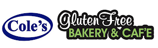 COLE'S GLUTEN FREE BAKERY & CAF'E logo
