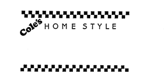 COLE'S HOME STYLE logo