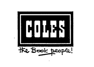 COLES THE BOOK PEOPLE! logo