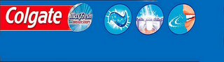 COLGATE MAX FRESH WITH MINI BREATH STRIPS logo