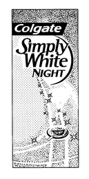 COLGATE SIMPLY WHITE NIGHT logo