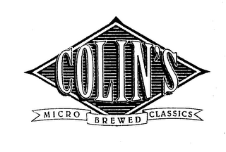 COLIN'S MICRO BREWED CLASSICS logo
