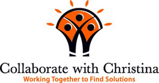 COLLABORATE WITH CHRISTINA WORKING TOGETHER TO FIND SOLUTIONS logo