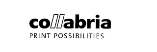 COLLABRIA PRINT POSSIBILITIES logo