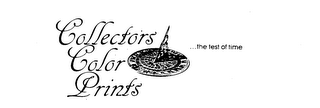 COLLECTORS COLOR PRINTS ...THE TEST OF TIME logo