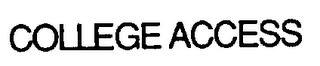 COLLEGE ACCESS logo