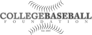 COLLEGE BASEBALL FOUNDATION EST. 2004 logo