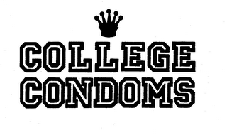 COLLEGE CONDOMS logo