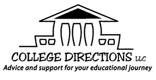 COLLEGE DIRECTIONS LLC ADVICE AND SUPPORT FOR YOUR EDUCATIONAL JOURNEY logo