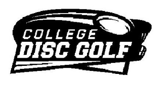 COLLEGE DISC GOLF logo