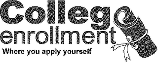 COLLEGE ENROLLMENT WHERE YOU APPLY YOURSELF logo
