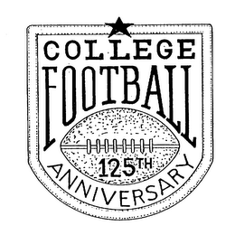 COLLEGE FOOTBALL 125TH ANNIVERSARY logo