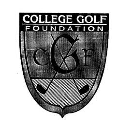 COLLEGE GOLF FOUNDATION CGF logo
