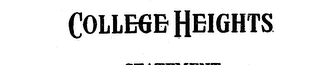 COLLEGE HEIGHTS logo
