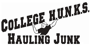 COLLEGE H.U.N.K.S. HAULING JUNK logo