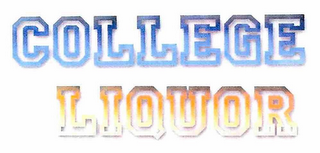 COLLEGE LIQUOR logo