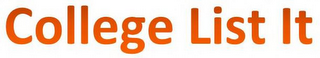COLLEGE LIST IT logo