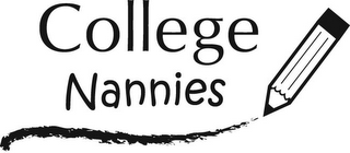 COLLEGE NANNIES logo