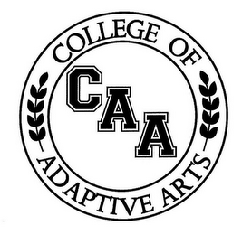COLLEGE OF ADAPTIVE ARTS, CAA logo