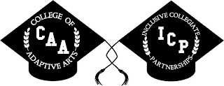 COLLEGE OF CAA ADAPTIVE ARTS INCLUSIVE COLLEGIATE ICP PARTNERSHIPS logo
