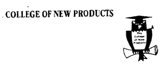 COLLEGE OF NEW PRODUCTS logo