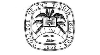 COLLEGE OF THE VIRGIN ISLANDS 1962 logo