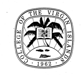 COLLEGE OF THE VIRGIN ISLANDS 1962 logo