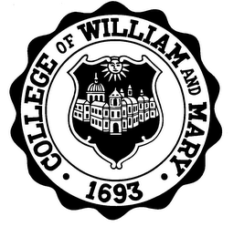 COLLEGE OF WILLIAM AND MARY 1693 logo
