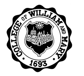 COLLEGE OF WILLIAM AND MARY 1693 logo