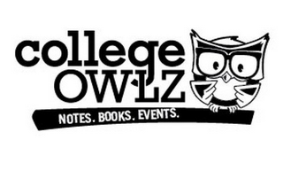 COLLEGE OWLZ NOTES. BOOKS. EVENTS. logo
