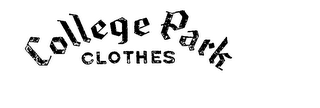 COLLEGE PARK CLOTHES logo