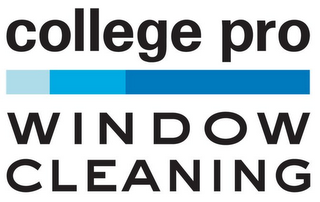 COLLEGE PRO WINDOW CLEANING logo