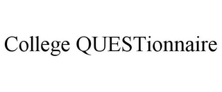 COLLEGE QUESTIONNAIRE logo
