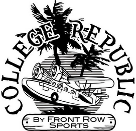 COLLEGE REPUBLIC BY FRONT ROW SPORTS logo