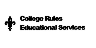 COLLEGE RULES EDUCATIONAL SERVICES logo