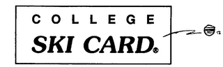COLLEGE SKI CARD logo