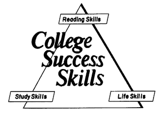 COLLEGE SUCCESS SKILLS READING SKILLS STUDY SKILLS LIFE SKILLS logo