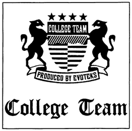 COLLEGE TEAM PRODUCED BY EVOTEKS logo