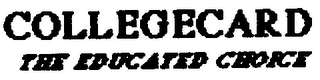 COLLEGECARD THE EDUCATED CHOICE logo
