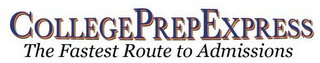 COLLEGEPREPEXPRESS THE FASTEST ROUTE TO ADMISSIONS logo