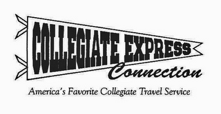 COLLEGIATE EXPRESS CONNECTION AMERICA'S FAVORITE COLLEGIATE TRAVEL SERVICE logo