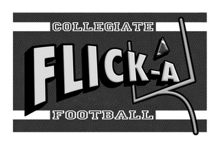 COLLEGIATE FLICK-A FOOTBALL logo