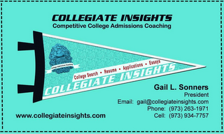 COLLEGIATE INSIGHTS COMPETITIVE COLLEGE ADMISSIONS COACHING logo