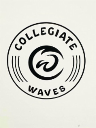 COLLEGIATE WAVES CW logo