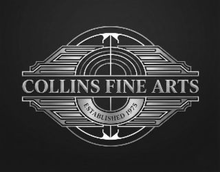 COLLINS FINE ARTS ESTABLISHED 1975 logo