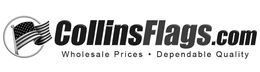 COLLINSFLAGS.COM WHOLESALE PRICES · DEPENDABLE QUALITY logo